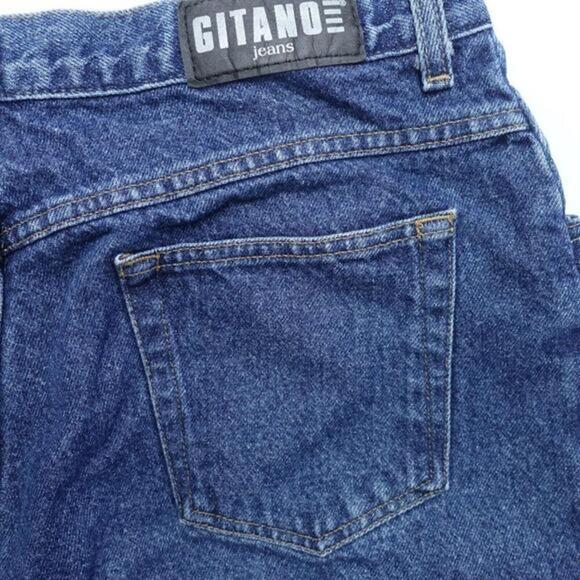 Gitano Mom Jeans Women's 18 Petite Blue Medium Wash Denim Tapered Leg Classic - Picture 7 of 9